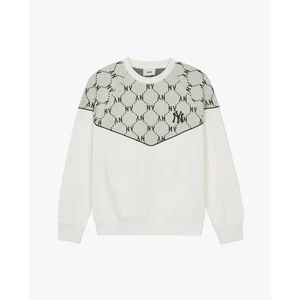 MLB - Áo sweatshirt unisex cổ tròn tay dài Jacquard Dia Monogram_3AMTM1144-50CRS