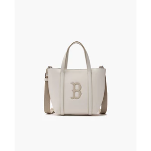 MLB - Túi tote nữ phom hình thang Basic PU_3AORS884N-43CRD