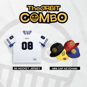 COMBO ÁO + PHỤ KIỆN THE ORBIT 08 HOCKEY JERSEY + Mini Cap Keychain - Local Brand Chính Hãng