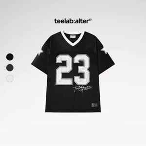 Teelab Alter Oversized Mesh Mesh Jersey Basketball No.23 Tee TS220