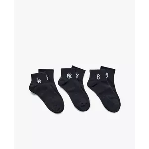 MLB - Set 3 vớ unisex cổ thấp Small Logo_3ASOLS15N-00MGS