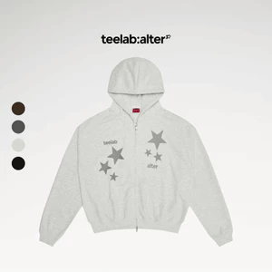 Teelab Alter Boxy Fleece Stars Hoodie HD121