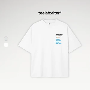Áo Thun Teelab Alter World Tour Check Oversized Cotton Tee TS364