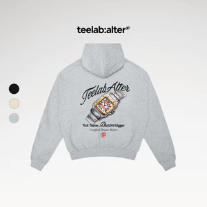 Teelab Alter Boxy Fleece Time Hoodie HD128