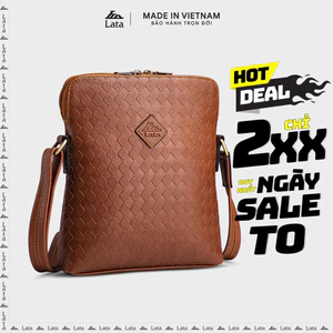 Túi Lata (Thời trang nam đựng ipad - Túi đeo chéo da TN15)