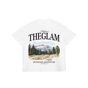 TheGlam CHÍNH HÃNG - Áo Thun Trắng "OUTDOOR ADVENTURE" Form Boxy UNISEX - TS06-20