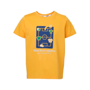 Áo Thun Tay Ngắn Trẻ Em Skechers Soccer Team Short Sleeve Tee-SL324K638-YL01 Online Sale
