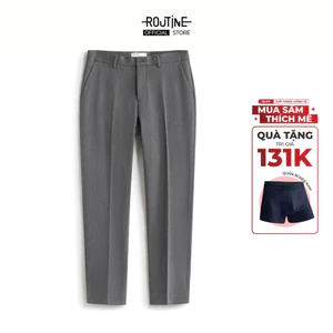 Quần Tây Dài Nam Trơn Form Slim - Routine 10F24PFO044R1