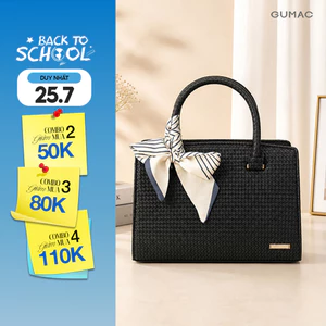 NEW Túi Xách Tay Nữ GUMAC Dáng Hộp Đứng Nhỏ Gọn Dễ Phối Đồ Thanh Lịch Công Sở TXG05034