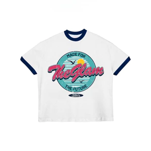TheGlam CHÍNH HÃNG - Áo Thun Boxy "OCEAN VIBES" Ringer Tee UNISEX - TS02-16