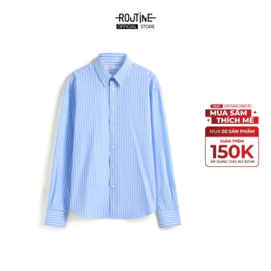 Áo Sơ Mi Nam Tay Dài Vải Kẻ Sọc Form Loose - Routine 10S25SHL009