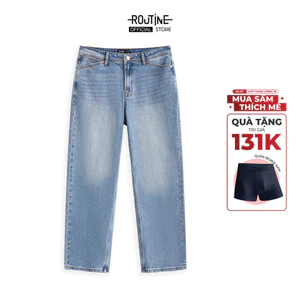 Quần Jean Nam Ống Đứng Trơn Form Straight - Routine 10F24DPA030