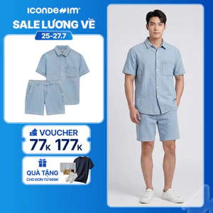 Set Đồ Jean Nam ICONDENIM Lunary Form Boxy SEID0104