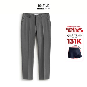 Quần Tây Dài Nam Trơn Form Slim - Routine 10F24PFO044