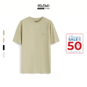 Áo Thun Tay Ngắn Nam Hình Thêu Form Regular - Routine 10F25TSS056
