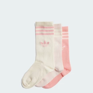 adidas Phong cách sống Bộ 3 Đôi Tất Cao Cổ Trẻ em Nhiều màu JJ1990