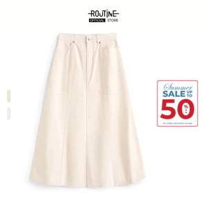 Chân Váy Denim Nữ Form Flared - Routine 10F25DSKW005