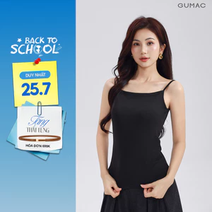 Áo Tanktop 2 Dây GUMAC Áo Kiểu Nữ 2 Dây Bản Nhỏ Nhiều Màu Dễ Phối Đồ LATF0627