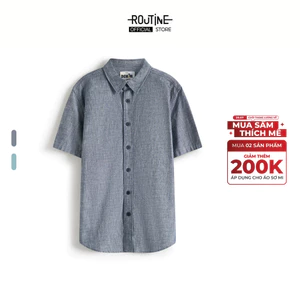 Áo Sơ Mi Denim Banana Tay Ngắn Form Fitted - Routine 10S25DSH011