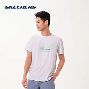Áo Thun Tay Ngắn Nam Skechers Walking Performance Short Sleeve Tee - SP126M098-0019