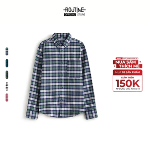 Áo Sơ Mi Tay Dài Nam Vải Flannel Form Fitted - Routine 10F25SHL001