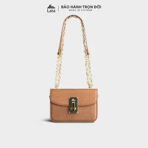 Túi Lata (Thời trang nữ dự tiệc phối khóa - Túi đeo chéo da HN112)