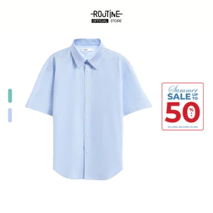 Áo Sơ Mi Nam Tay Ngắn Kẻ Sọc Form Loose - Routine 10S25SHS017