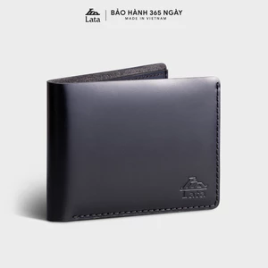 Ví nam da bò Lata (Thời trang nam dáng ngang - Ví da thật LVN108)