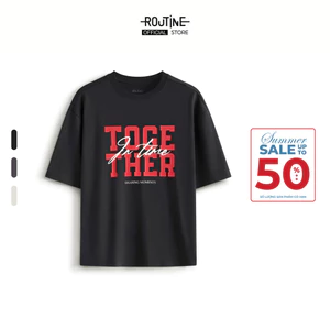 Áo Thun Tay Ngắn Nữ Hình In Form Loose - Routine 10F25TSSW008