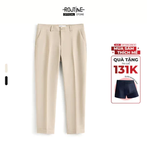 Quần Tây Dài Nam Form Slim Cropped - Routine 10S25PFO001R1