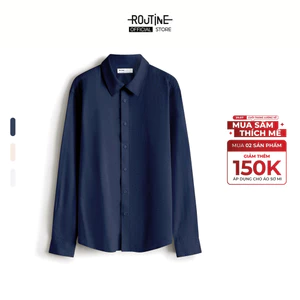 Áo Sơ Mi Nam Tay Dài Vải Linen Cotton Form Regular - Routine 10S25SHL032