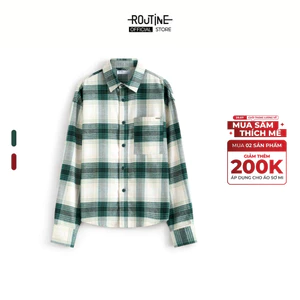 Áo Sơ Mi Tay Dài Nam Vải Flannel Form Oversize - Routine 10F25SHL002