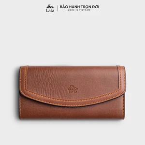 Ví Lata (Thời trang nữ dáng dài phối dây đeo chéo - Ví da VN79)