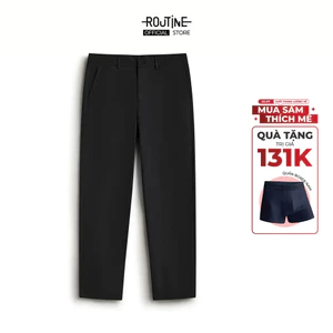 Quần Khaki Dài Nam Cotton Trơn Form Slim - Routine 10F24PCA004R1
