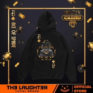 Local brand LAUGHTER CA$INO JQKA HOODIE - Áo nỉ mũ Oversized Cotton