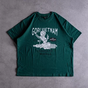 Áo Thun Oldskull Gori Form Boxy SERVICE 100% vải sợi cotton tự nhiên thoáng mát