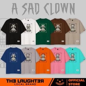 Local brand LAUGHTER SAD CLOWN T-SHIRT - Áo phông Oversize Streetwear