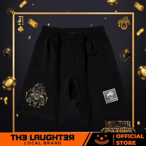 Local brand LAUGHTER CA$INO JQKA SHORTS - Quần shorts thụng hip hop oversized