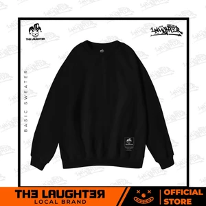 Local brand The Laughter - BASIC SWEATER - Unisex Oversize NỈ �chân cua 100% Cotton