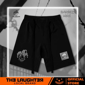 Local brand [The Laughter] BARBED WIRE Shorts - Quần Short Đũng Thụng Hip Hop