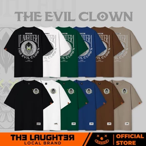 Local brand LAUGHTER EVIL CLOWN T-SHIRT - Áo phông Basic Oversize Streetwear