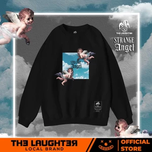 Local brand The Laughter - STRANGE ANGEL Áo DÀI TAY SWEATER - NỈ DA CÁ