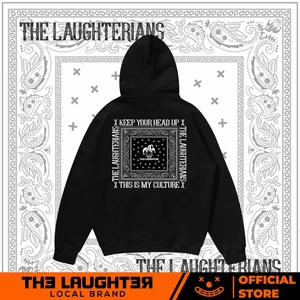 Local brand LAUGHTERIAN PATTER - HOODIE HỌA TIẾT BANDANA NỈ DA CÁ