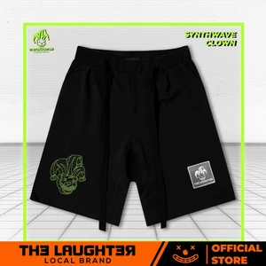 Local brand [The Laughter] SYNTHWAVE Shorts - Quần Short Đũng Thụng Hip Hop
