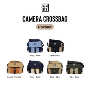 Jamlos Camera_Crossbag - Túi canvas đeo chéo đựng máy ảnh tiện dụng