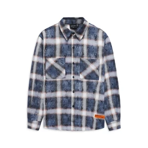 Áo Sơ Mi Nam Orange The Checked, Chất Vải Cotton Dệt Caro Jackquard Thoải Mái, SM0094, SOME HOW STORE