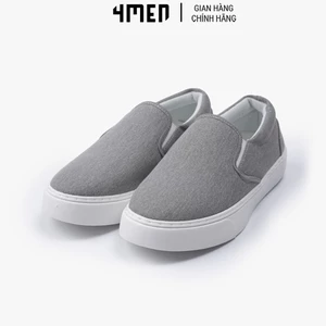 Giày Slip On Jeans 4MEN G016 chất vải mềm mại, bền, kiểu dáng trẻ trung, hiện đại, size 39 đến 43