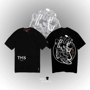 Áo Thun Nam Nữ TEEHOLIC Thỏ Màu Đen
