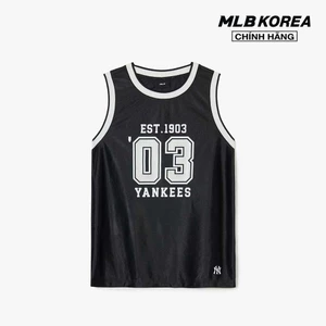 MLB - Áo ba lỗ nữ cổ tròn Sportive Varsity Number Graphic Nasity_3FTKV0443-50BKS
