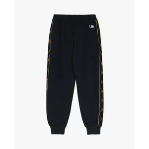 MLB - Quần jogger unisex lưng thun Jacquard Dia Monogram_3APTM0244-50BKS